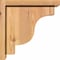 Ekena Millwork Newport Smooth Corbel w/Backplate, Western Red Cedar, 7 1/2"W x 12"D x 12"H COR08X12X12NEW01SWR - alternate 4